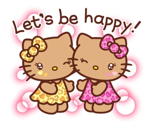 😉 Стикер «Gyaru Hello Kitty» для Telegram