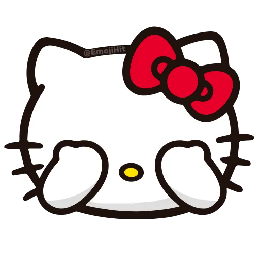 Стикер 12 🩵 Набор эмоджи «Hello Kitty» в HD качестве