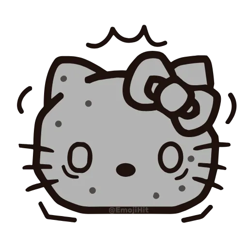 Стикер 47 🩵 Набор эмоджи «Hello Kitty» в HD качестве