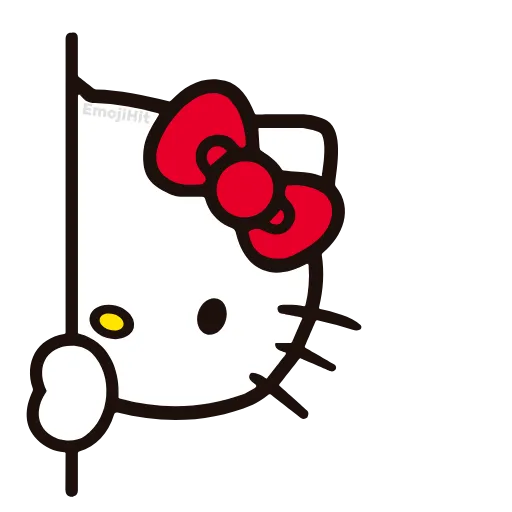 Стикер 49 🩵 Набор эмоджи «Hello Kitty» в HD качестве