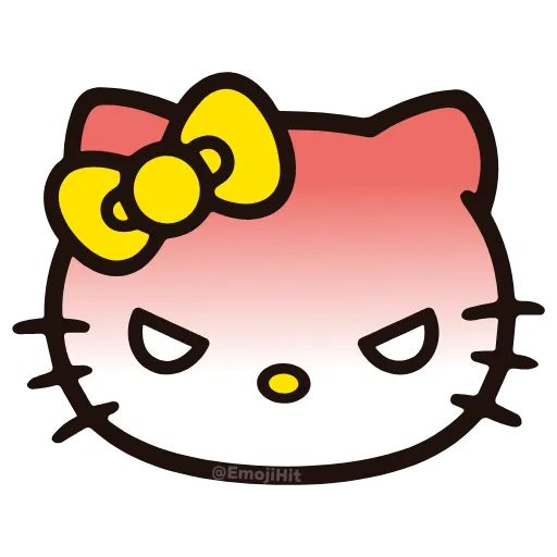 Стикер 27 🩵 Набор эмоджи «Hello Kitty» в HD качестве