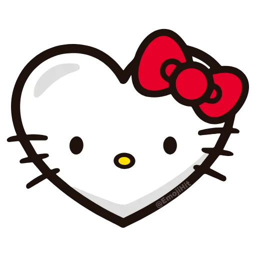 Стикер 31 🩵 Набор эмоджи «Hello Kitty» в HD качестве