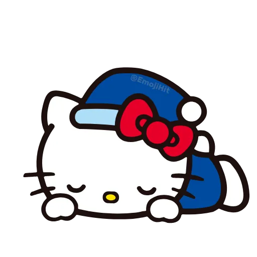 Стикер 59 🩵 Набор эмоджи «Hello Kitty» в HD качестве