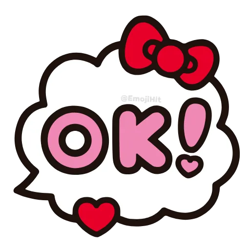 Стикер 57 🩵 Набор эмоджи «Hello Kitty» в HD качестве