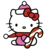Стикер 2 Hello Kitty Ny