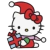 Стикер 25 Hello Kitty Ny