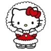 Стикер 8 Hello Kitty Ny