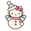 Стикер 3 Hello Kitty Ny