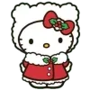 Стикер 7 Hello Kitty Ny