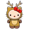 Стикер 10 Hello Kitty Ny