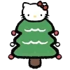 Стикер 13 Hello Kitty Ny