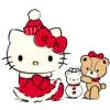 Стикер 30 Hello Kitty Ny