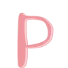 🤩 Эмодзи «Girly vibe - розовые буквы, иконки» для Telegram