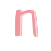 🤩 Эмодзи «Girly vibe - розовые буквы, иконки» для Telegram