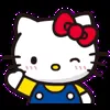 Стикер 13 😍 Видеоанимированный набор эмоджи по «Hello Kitty»