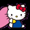 Стикер 37 😍 Видеоанимированный набор эмоджи по «Hello Kitty»