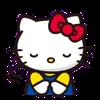 Стикер 14 😍 Видеоанимированный набор эмоджи по «Hello Kitty»