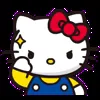 Стикер 11 😍 Видеоанимированный набор эмоджи по «Hello Kitty»