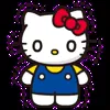 Стикер 23 😍 Видеоанимированный набор эмоджи по «Hello Kitty»