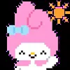 Стикер 44 😍 Видеоанимированный набор эмоджи по «Hello Kitty»