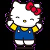 Стикер 22 😍 Видеоанимированный набор эмоджи по «Hello Kitty»