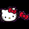 Стикер 38 😍 Видеоанимированный набор эмоджи по «Hello Kitty»