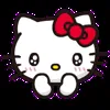 Стикер 6 😍 Видеоанимированный набор эмоджи по «Hello Kitty»