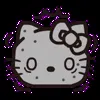 Стикер 8 😍 Видеоанимированный набор эмоджи по «Hello Kitty»