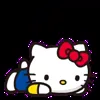 Стикер 25 😍 Видеоанимированный набор эмоджи по «Hello Kitty»