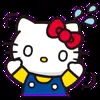 Стикер 15 😍 Видеоанимированный набор эмоджи по «Hello Kitty»