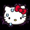 Стикер 4 😍 Видеоанимированный набор эмоджи по «Hello Kitty»