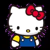 Стикер 26 😍 Видеоанимированный набор эмоджи по «Hello Kitty»