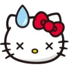 🤩 Эмодзи «⠀ ⠀ ⠀ ⠀ Hello kitty» для Telegram
