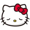 🤩 Эмодзи «⠀ ⠀ ⠀ ⠀ Hello kitty» для Telegram