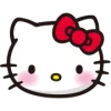 🤩 Эмодзи «⠀ ⠀ ⠀ ⠀ Hello kitty» для Telegram