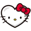 🤩 Эмодзи «⠀ ⠀ ⠀ ⠀ Hello kitty» для Telegram
