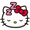 🤩 Эмодзи «⠀ ⠀ ⠀ ⠀ Hello kitty» для Telegram