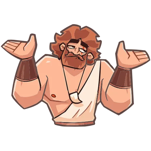 🤷‍♂️ Эмодзи «Геракл» для Telegram