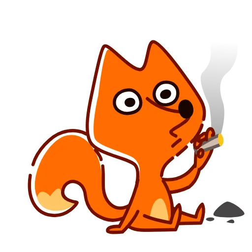 Стикер 13 High Fox