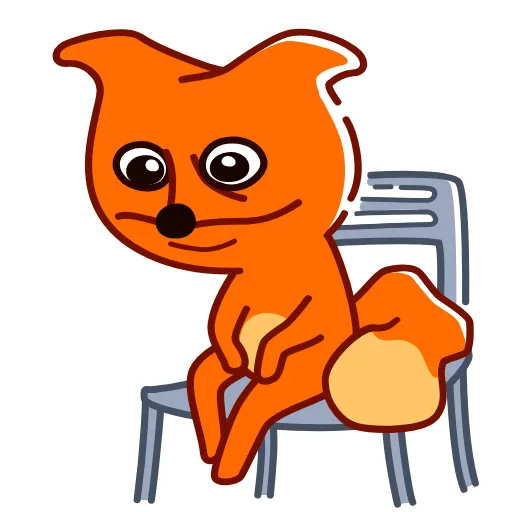 Стикер 11 High Fox
