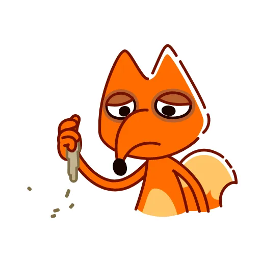 Стикер 23 High Fox