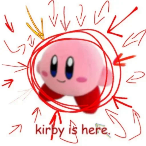 Стикерпак Kirby для Telegram