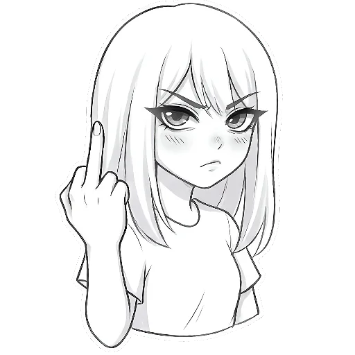 ❤ Стикер «Хикару ТГК» для Telegram