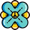 Стикер 61 Hippie