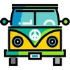 Стикер 7 Hippie