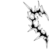 Стикер 16 Dark Emoji #color #black #white