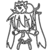 Стикер 60 Dark Emoji #color #black #white