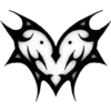 Стикер 9 Dark Emoji #color #black #white