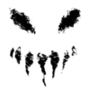 Стикер 45 Dark Emoji #color #black #white