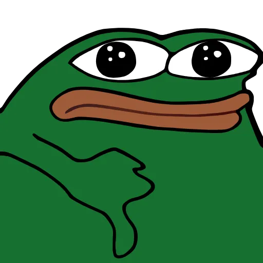 Стикер 18 Hmm Emoji